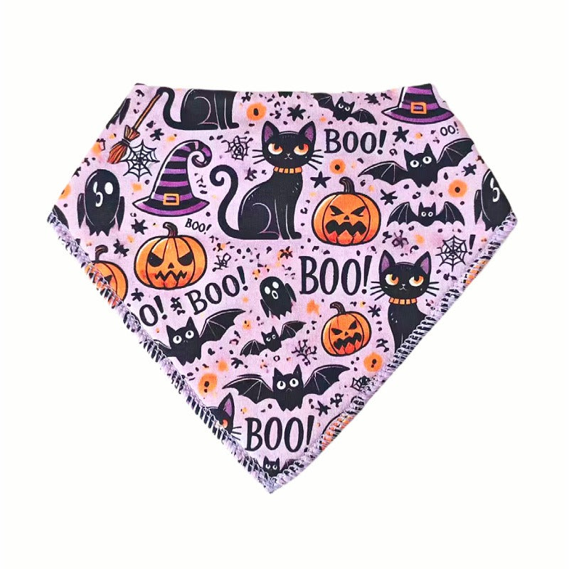 Halloweenbaby cotton bib